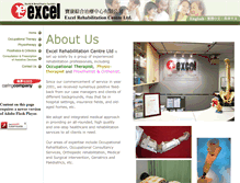 Tablet Screenshot of excel-rehabilitation.com